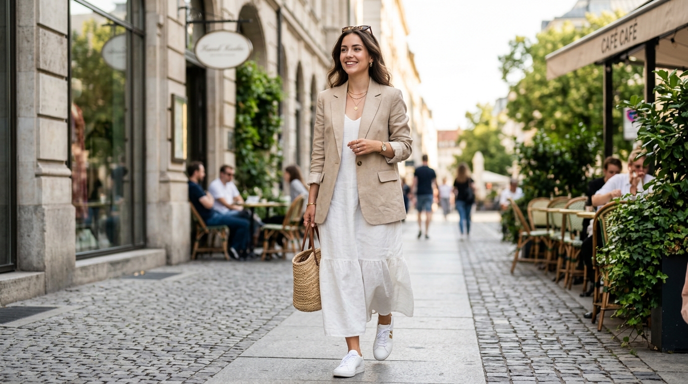 Пляжное платье в городе: 5 лайфхаков трансформации с AI-стайлингом