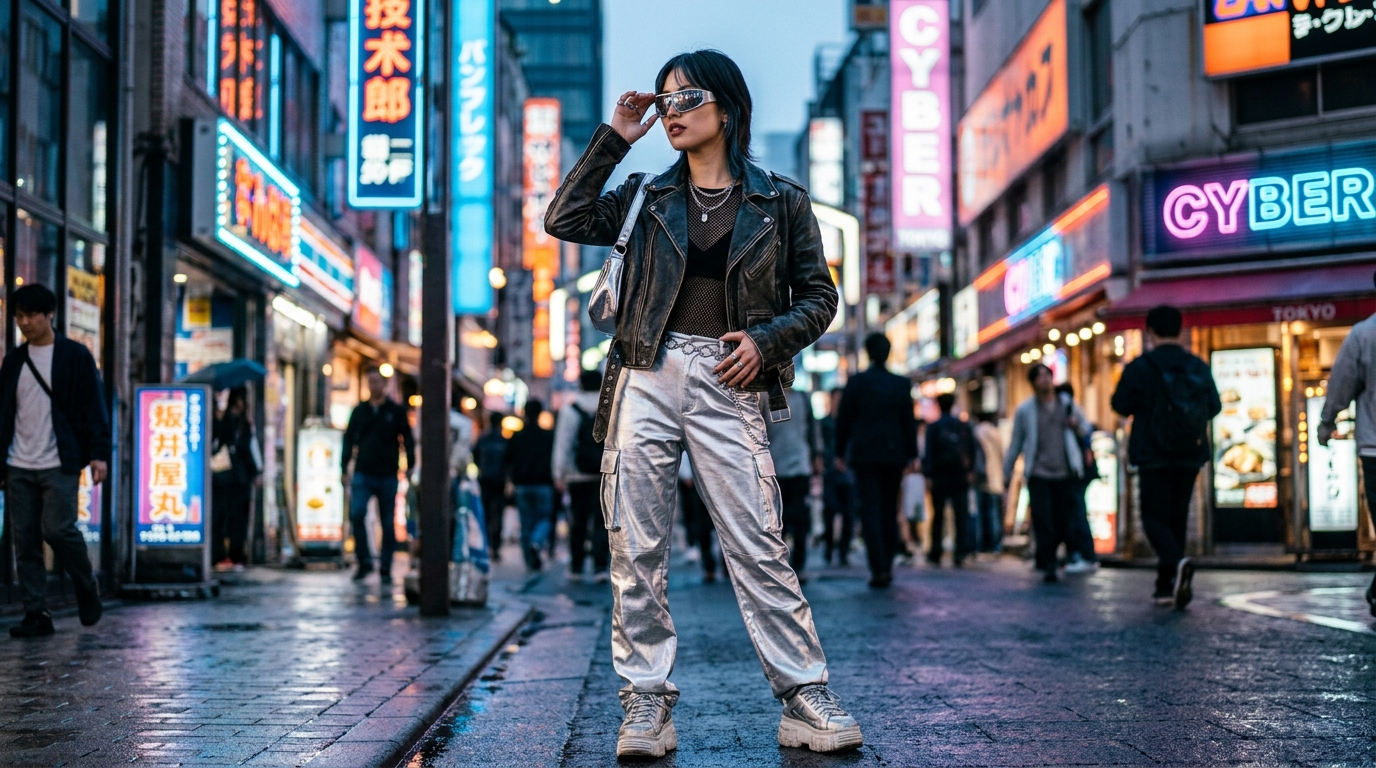 Кибер-винтаж: как сочетать футуристичный Y2K и ретро-базу в AI Clouty