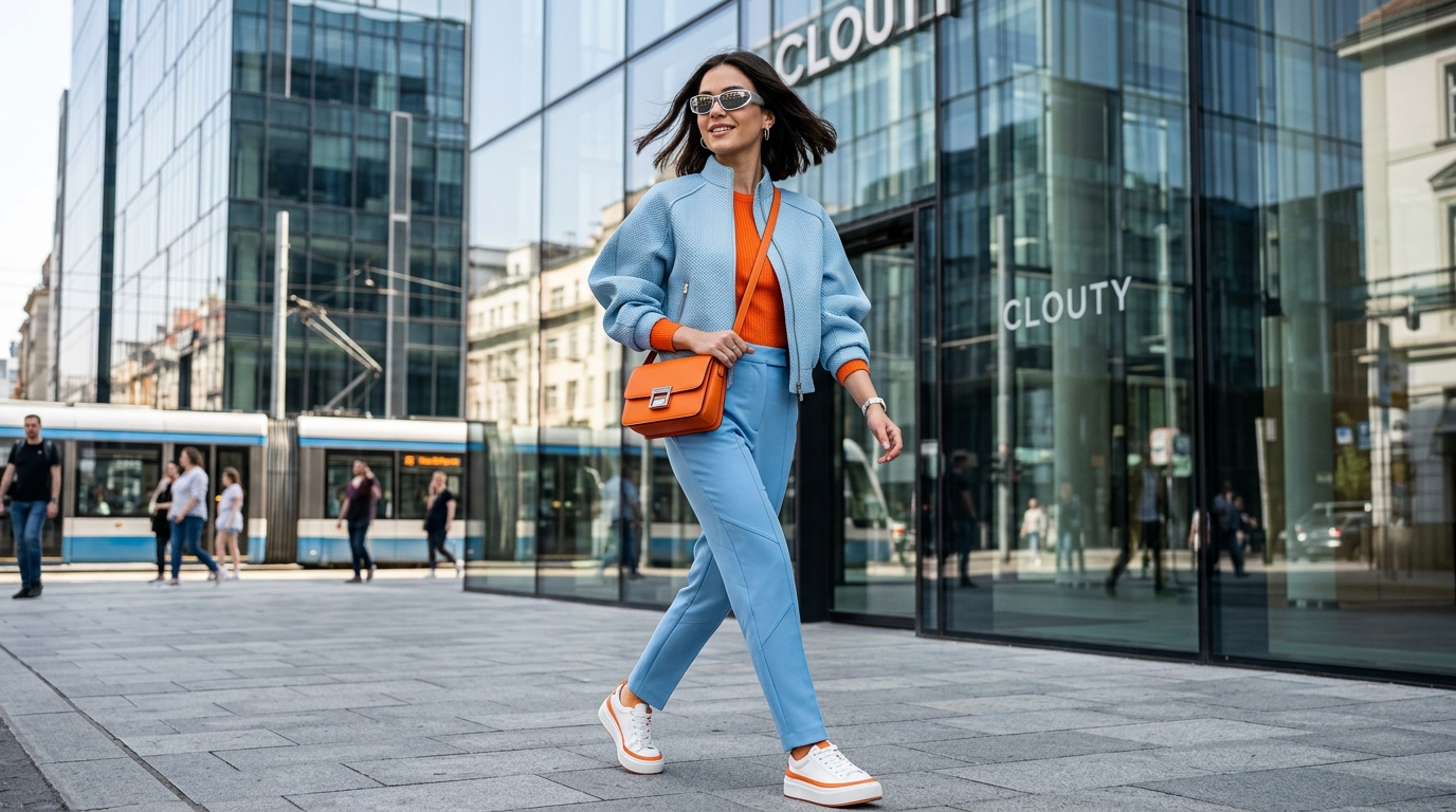 Цветовые пары 2026: как носить ледяной голубой Cool Blue в Clouty